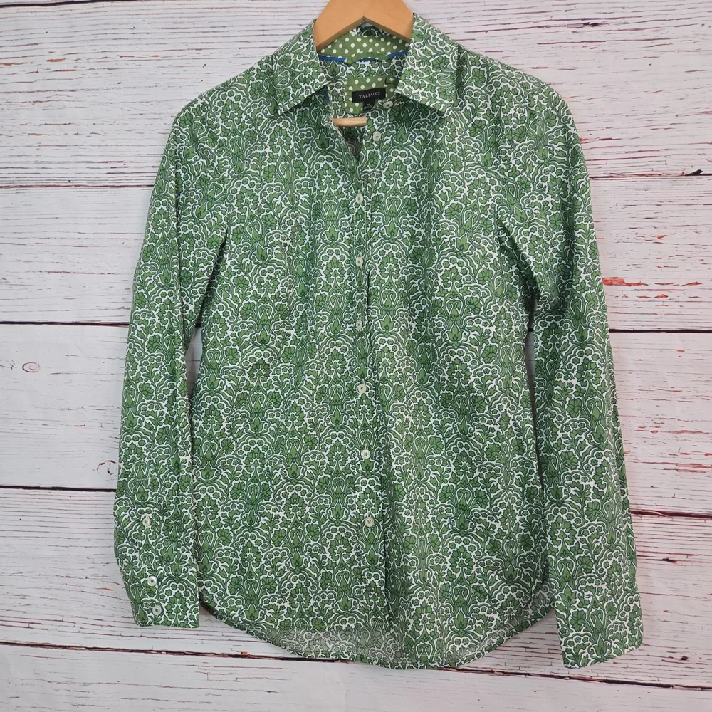Talbots Womens Modern Classic Shirt Size Xs - Picture 5 of 15